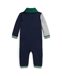 Polo Ralph Lauren Baby Boys Color Blocked Fleece Coverall