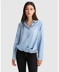 Belle & Bloom Women's Keep Me Wild Denim Top