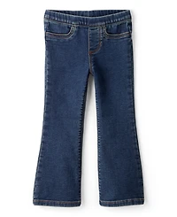 Carter's Toddler Girls Floral Top and Denim Pants, 2-Piece Set