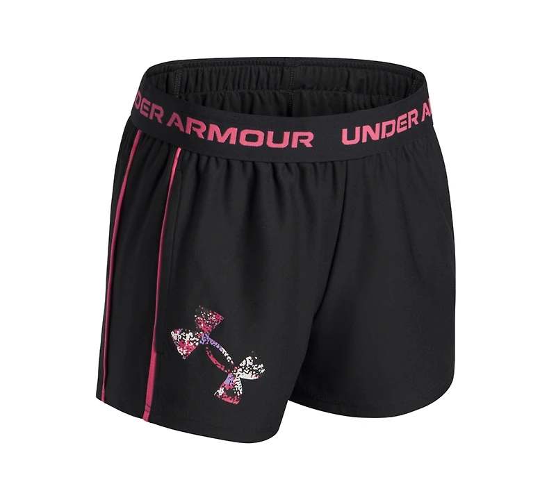 Under Armour Big Girls Tech Play Up Logo Shorts