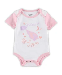 Outerstuff Baby Boys and Girls White Arizona Cardinals Spreading Love Bodysuit Tutu Leggings Set