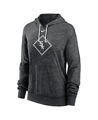 Nike Women's Black Chicago White Sox Diamond Icon Gym Vintage Lightweight Hooded Top