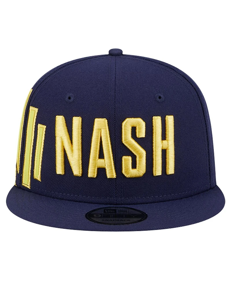 New Era Men's Navy Nashville Sc Jumbo 9FIFTY Snapback Hat