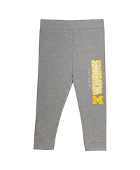 Outerstuff Baby Boys and Girls Navy Michigan Wolverines Clubhouse Pullover Hoodie Legging Set