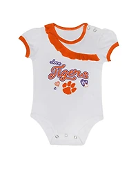 Outerstuff Baby Boys and Girls 2-Piece Clemson Tigers Love My Team Bodysuit Skirt Set