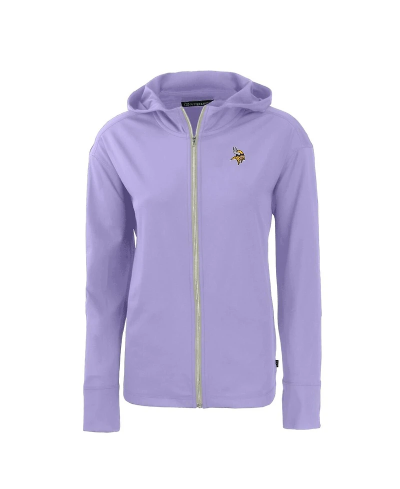 Cutter & Buck Women's Purple Minnesota Vikings Daybreak Full-Zip Hoodie Jacket