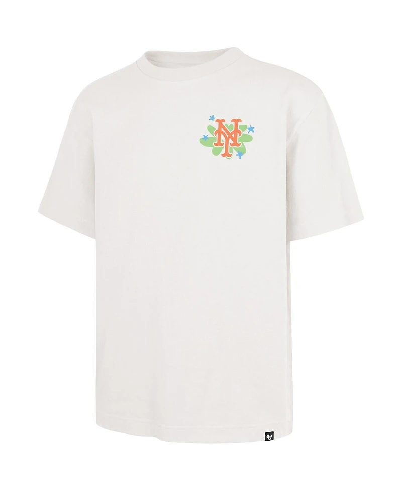 '47 Brand Men's Cream New York Mets Flora Foundation T-Shirt