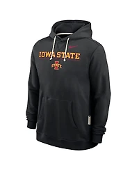 Nike Men's Black Iowa State Cyclones 2025 Sideline Performance Pullover Hoodie
