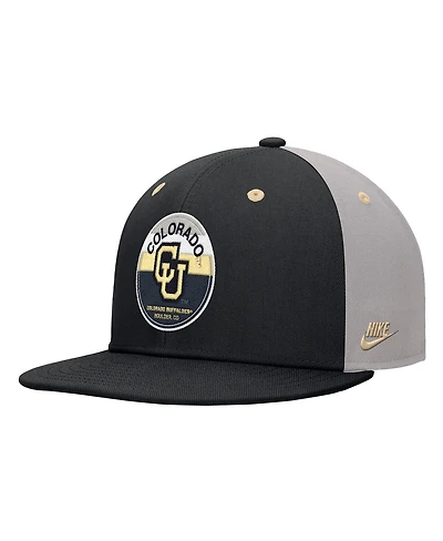 Nike Men's Black Colorado Buffaloes Vintage Patch Snapback Hat
