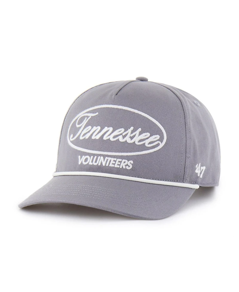 '47 Brand Men's Gray Tennessee Volunteers Contemporary Basics Foundational Rope Hitch Adjustable Hat