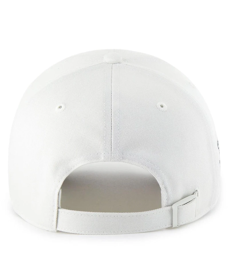 '47 Brand Men's White Auburn Tigers Contemporary Basics Foundation Clean Up Adjustable Hat