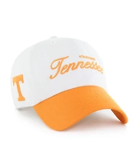 '47 Brand Men's White Tennessee Volunteers Contemporary Basics Foundation Clean Up Adjustable Hat