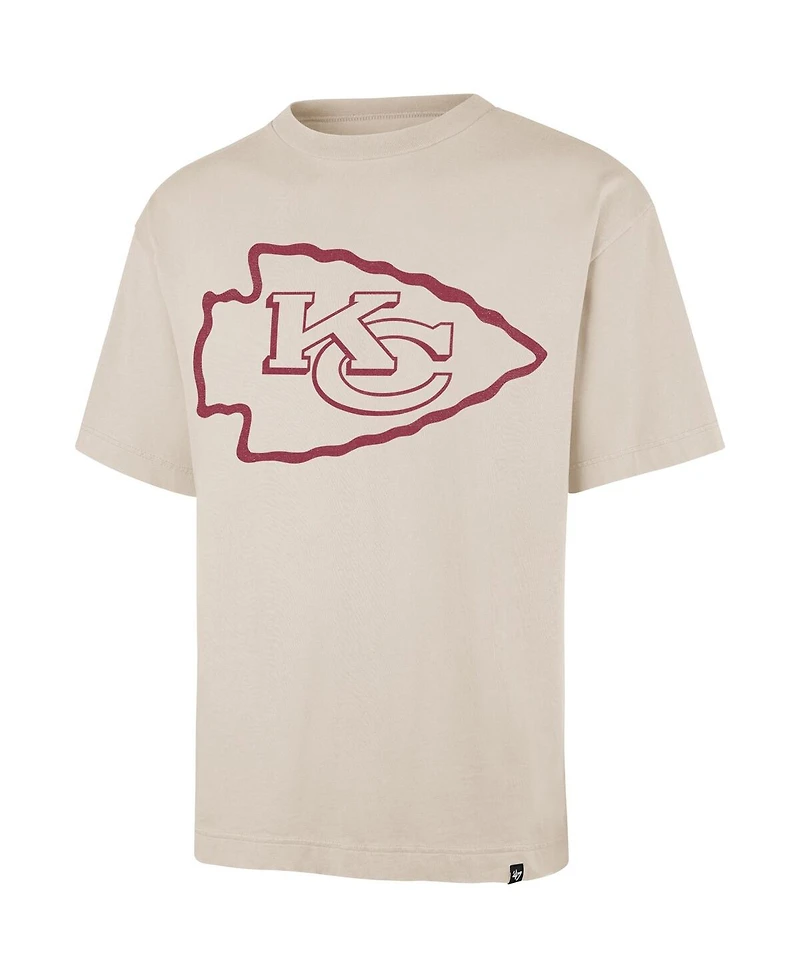 '47 Brand Men's Tan Kansas City Chiefs Bouldering Imprint Ravine Foundation T-Shirt