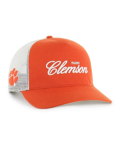 '47 Brand Men's and Women's Orange Clemson Tigers Contemporary Basics Foundation Trucker Hitch Adjustable Hat