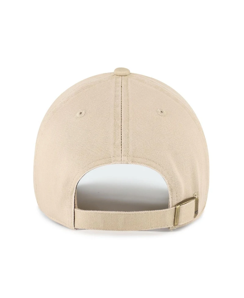'47 Brand Men's Khaki Illinois Fighting Illini Clean Up Adjustable Hat