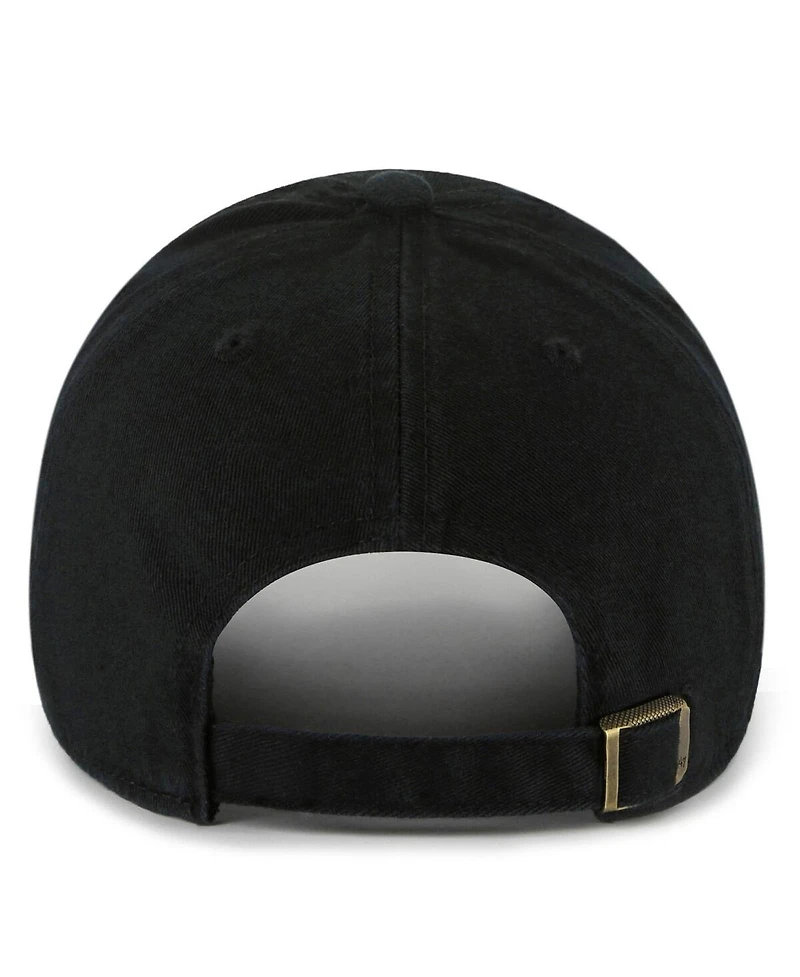 '47 Brand Men's Black Purdue Boilermakers Clean Up Adjustable Hat