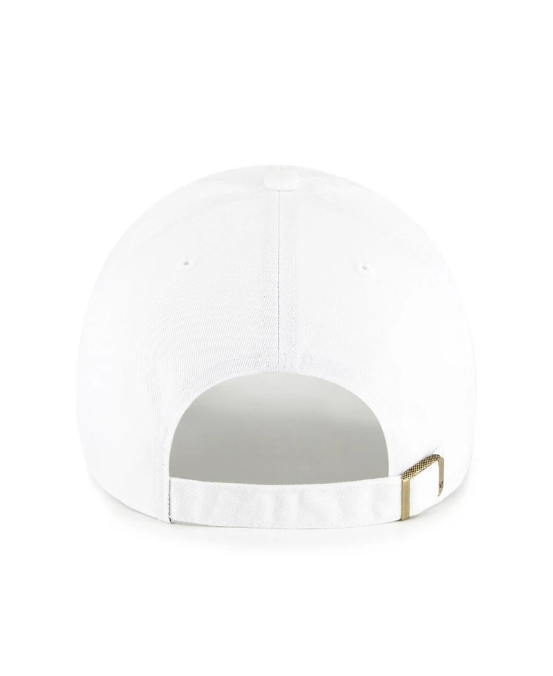 '47 Brand Men's White Byu Cougars Clean Up Adjustable Hat