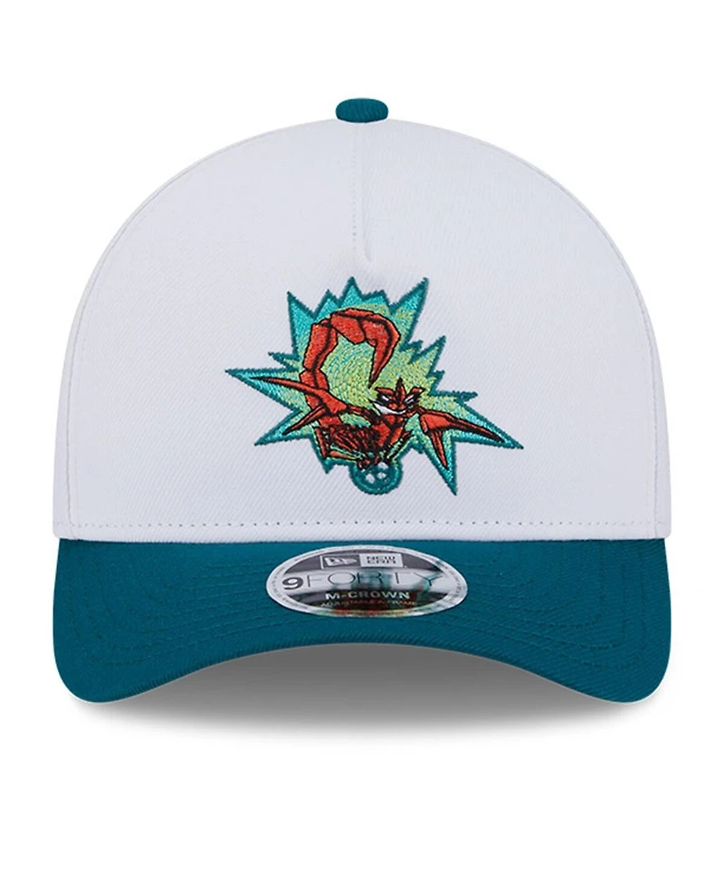 New Era Men's White/Green San Jose Earthquakes 2025 Jersey Hook 9FORTY M-Crown Adjustable Hat