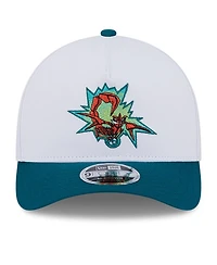 New Era Men's White/Green San Jose Earthquakes 2025 Jersey Hook 9FORTY M-Crown Adjustable Hat
