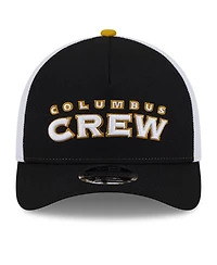 New Era Men's Black/White Columbus Crew 2025 Jersey Hook 9FORTY M-Crown Adjustable Hat