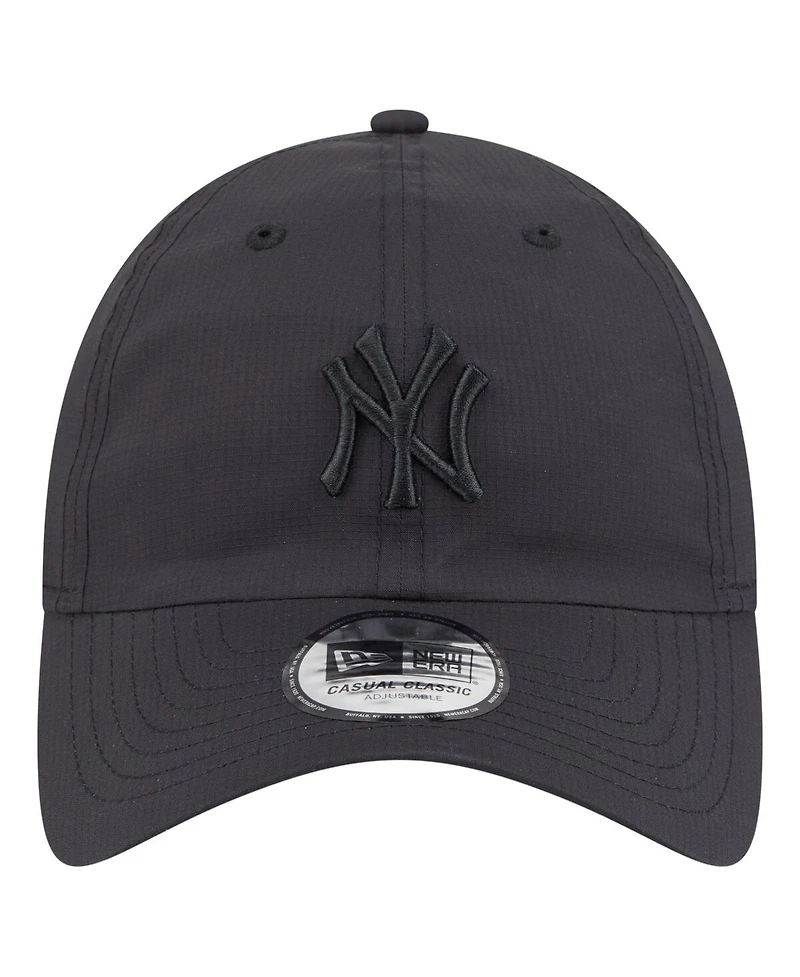 New Era Men's Black New York Yankees Ripstop Casual Classic Adjustable Hat