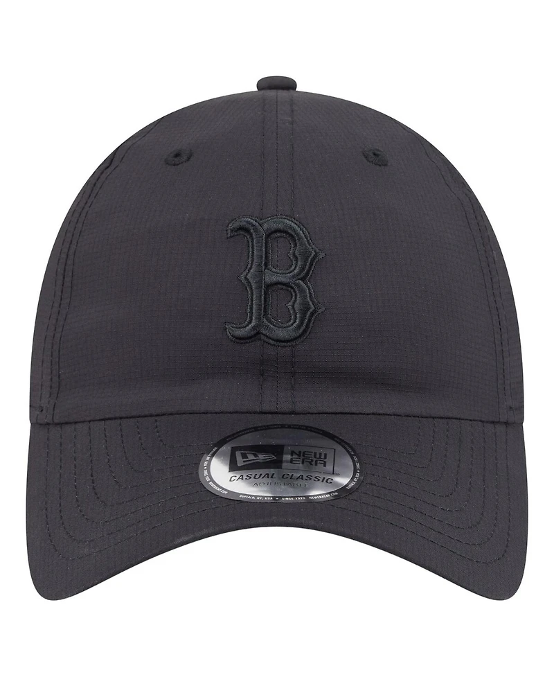 New Era Men's Black Boston Red Sox Ripstop Casual Classic Adjustable Hat