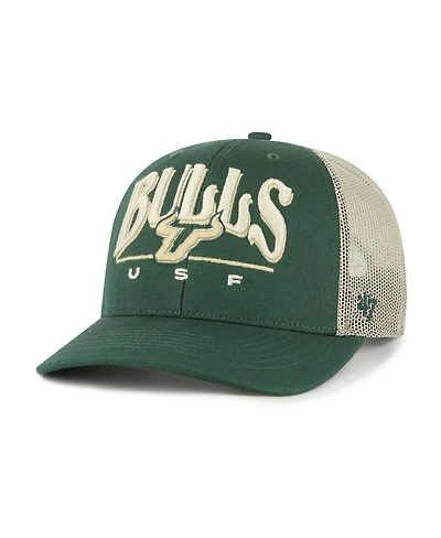 '47 Brand Men's Green South Florida Bulls Arid Adjustable Trucker Hat