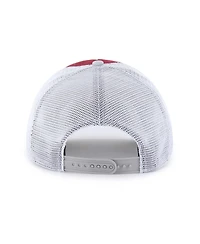 '47 Brand Big Boys and Girls Crimson/Gray Alabama Crimson Tide Super Stripe Hitch Adjustable Trucker Hat
