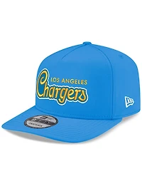 New Era Men's Powder Blue Los Angeles Chargers Charger Power A-Frame 9FIFTY Snapback Hat