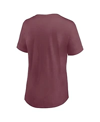 Fanatics Women's Maroon Texas A&M Aggies True Classics Slub Flowy V-Neck T-Shirt