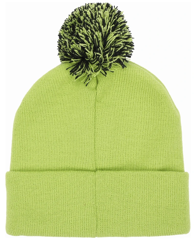 Bioworld Big Boys 2-Piece Rib Knit Grinch Hat and Matching Glove Set