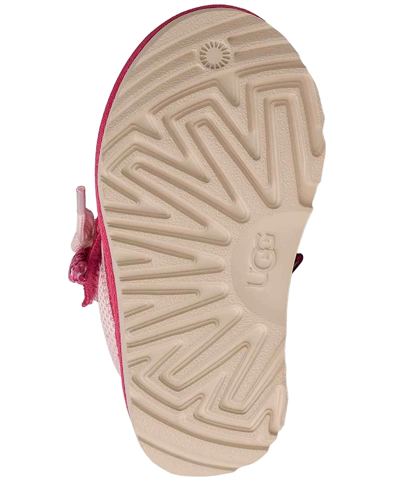 Ugg Toddler Boys and Girls Lo Lowmel Two-Tone Flat Lace Sneaker