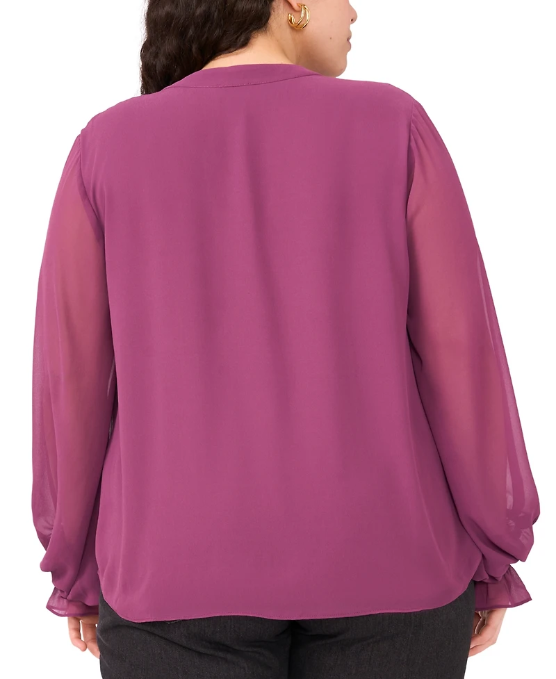 Vince Camuto Plus Bell Sleeves Blouse