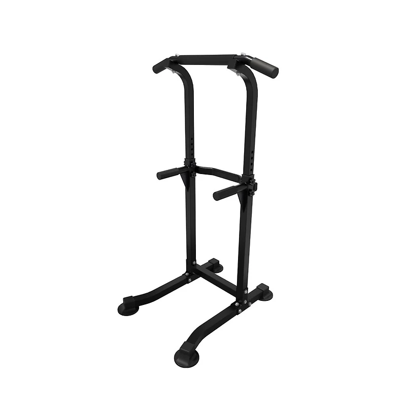 Zenova Pull Up Bar Dip Bar Power Tower Workout Dip Station Height Adjustable Free Standing Chin Up Bar