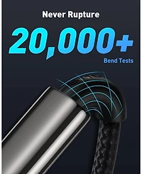 Baseus Usb C Cable, 6.6ft 100W Fast Charging Usb C to Usb C Cable, Braided Usb Type C Charger Cable