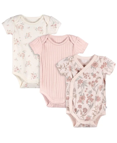 Just Born Baby Boys 3-pack Bodysuits