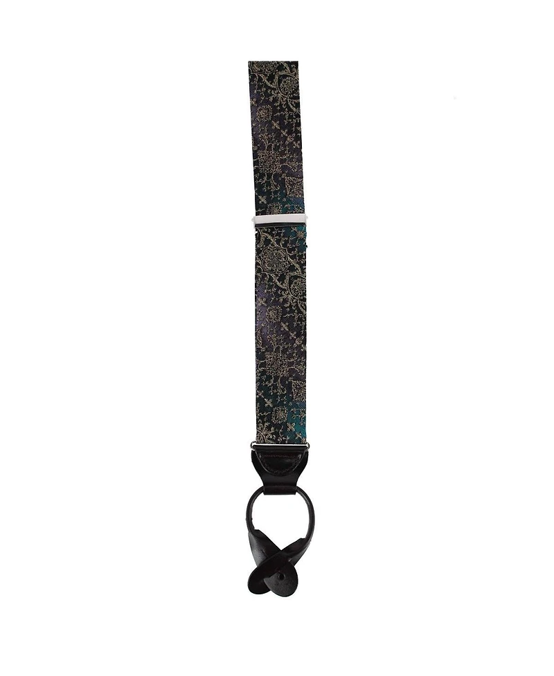 Trafalgar Men's The Spellbound Brocade Silk Button End Novelty Brace