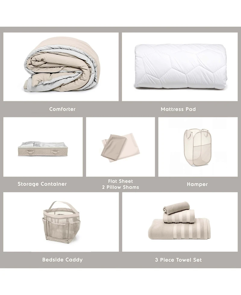 Complete Back to College Dorm Room Essentials Kit
