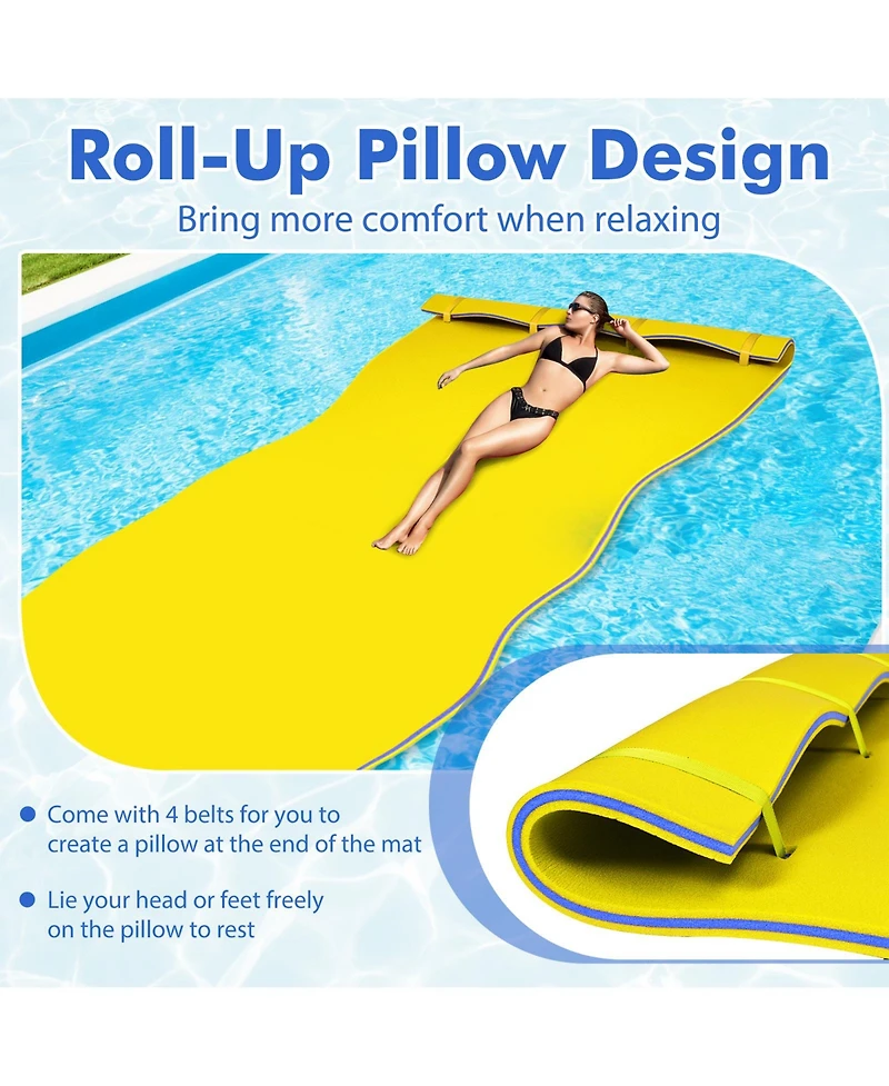 Akiudex Floating Water Pad for 6 to 8 People