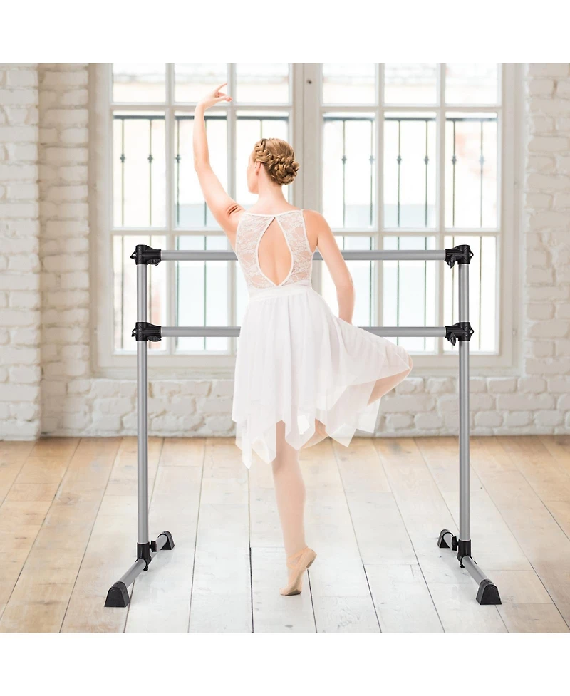 Akiudex Adjustable Freestanding Ballet Barre for Home and Studio