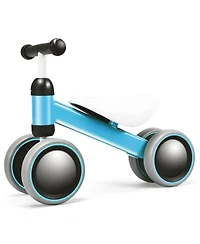 Akiudex Baby Balance Bike for Toddlers with 4 Wheels and Steering Limit