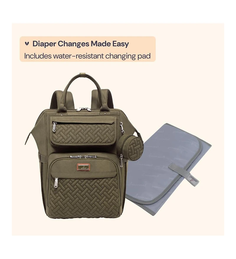 BabbleRoo Kids Diaper Bag Backpack Ultimate Versatile for Modern Parents