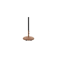 Meridian Furniture Fiji Fabric / Teak Aluminum Patio Umbrella with Base Sets