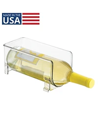 iDesign Stackable Holder for Water or Wine Bottles, Set of 2, Clear, Made in Usa