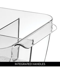 iDesign 8-Section Makeup Organizer - Set of 2 - Clear - Made in Usa