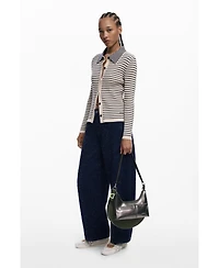 Desigual Women's Medium detachable two-tone bag