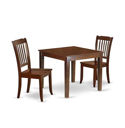 East West Furniture Dining Room Set Mahogany