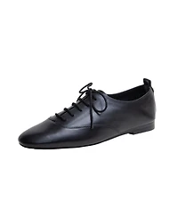 Mirna | Nappa Leather Ballet Oxford Flats