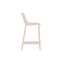 Meridian Furniture Mykonos Pink Outdoor Patio Stool, Set of 4