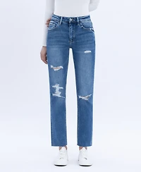 Vervet Women's High Rise Slim Straight Jeans